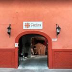 Entrada de las instalaciones de Cáritas de Querétaro