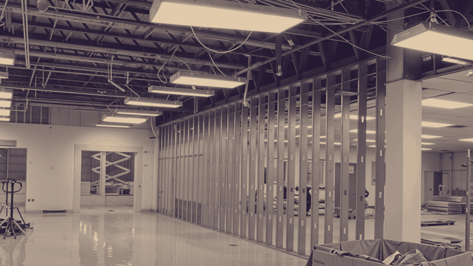 Espacio industrial en construcción