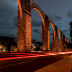 Arcos de la ciudad de Querétaro/ Acueducto de Querétaro de noche